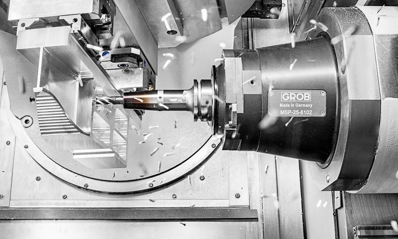GROB real part production with automotive CNC machining
