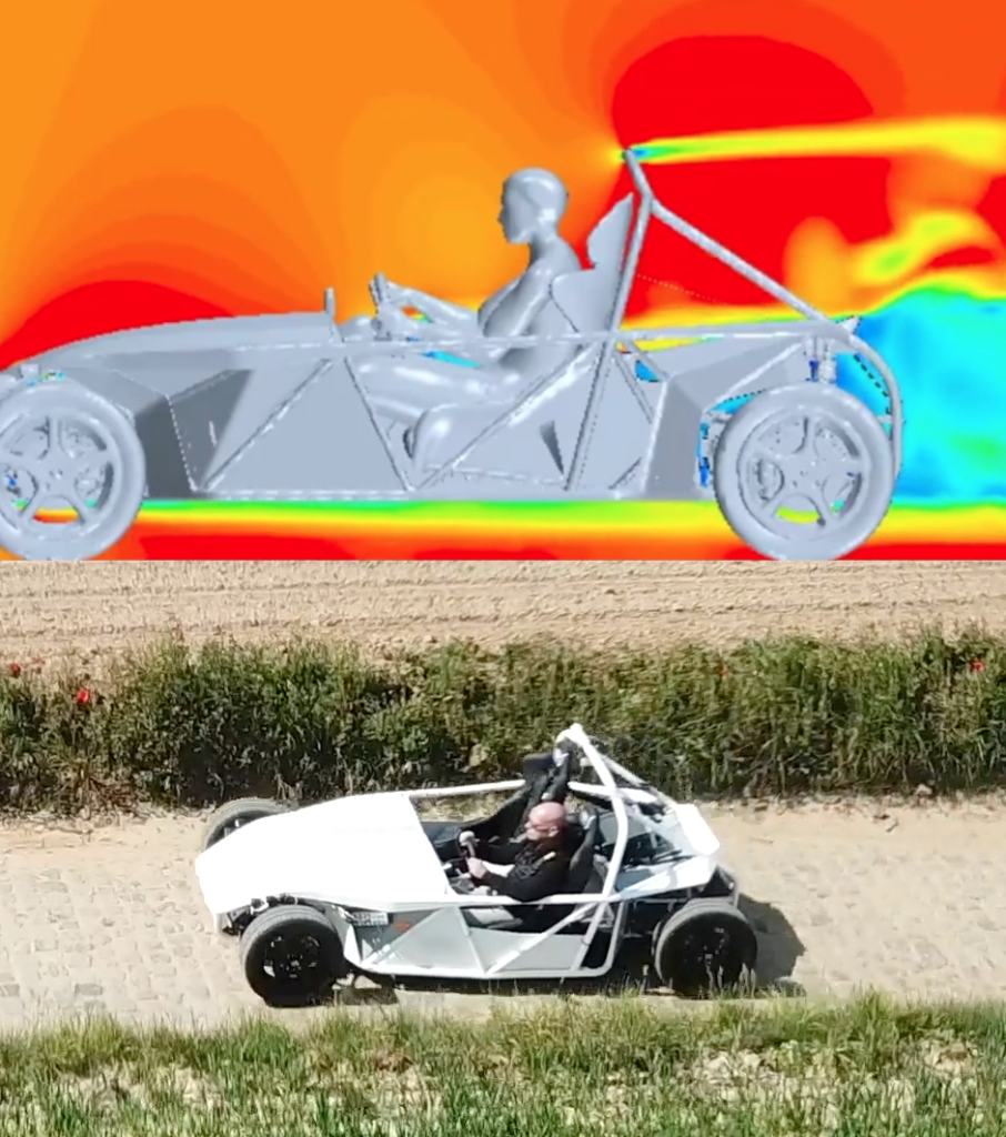 SimRod simulation aerodynamics original
